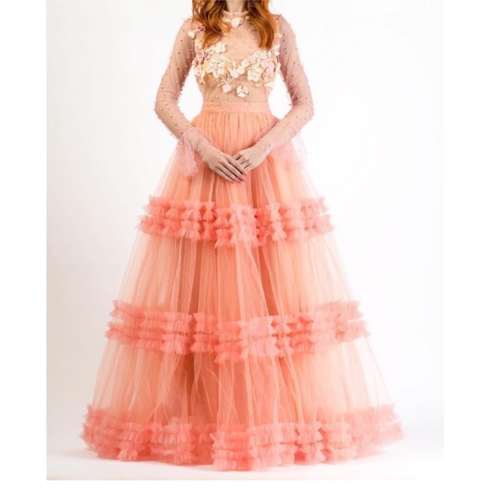 Chotronette Coral Dress